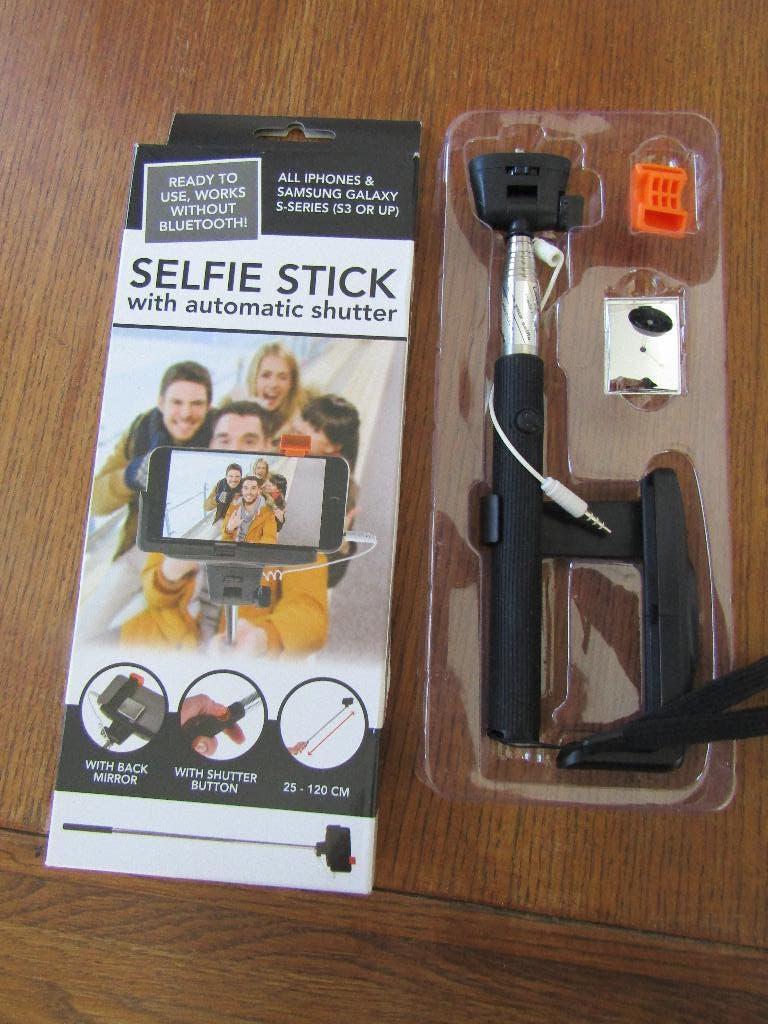 selfie stick, Audio, Tv en Foto, Fotografie | Statieven en Balhoofden, Zo goed als nieuw, Driepoot, Ophalen of Verzenden