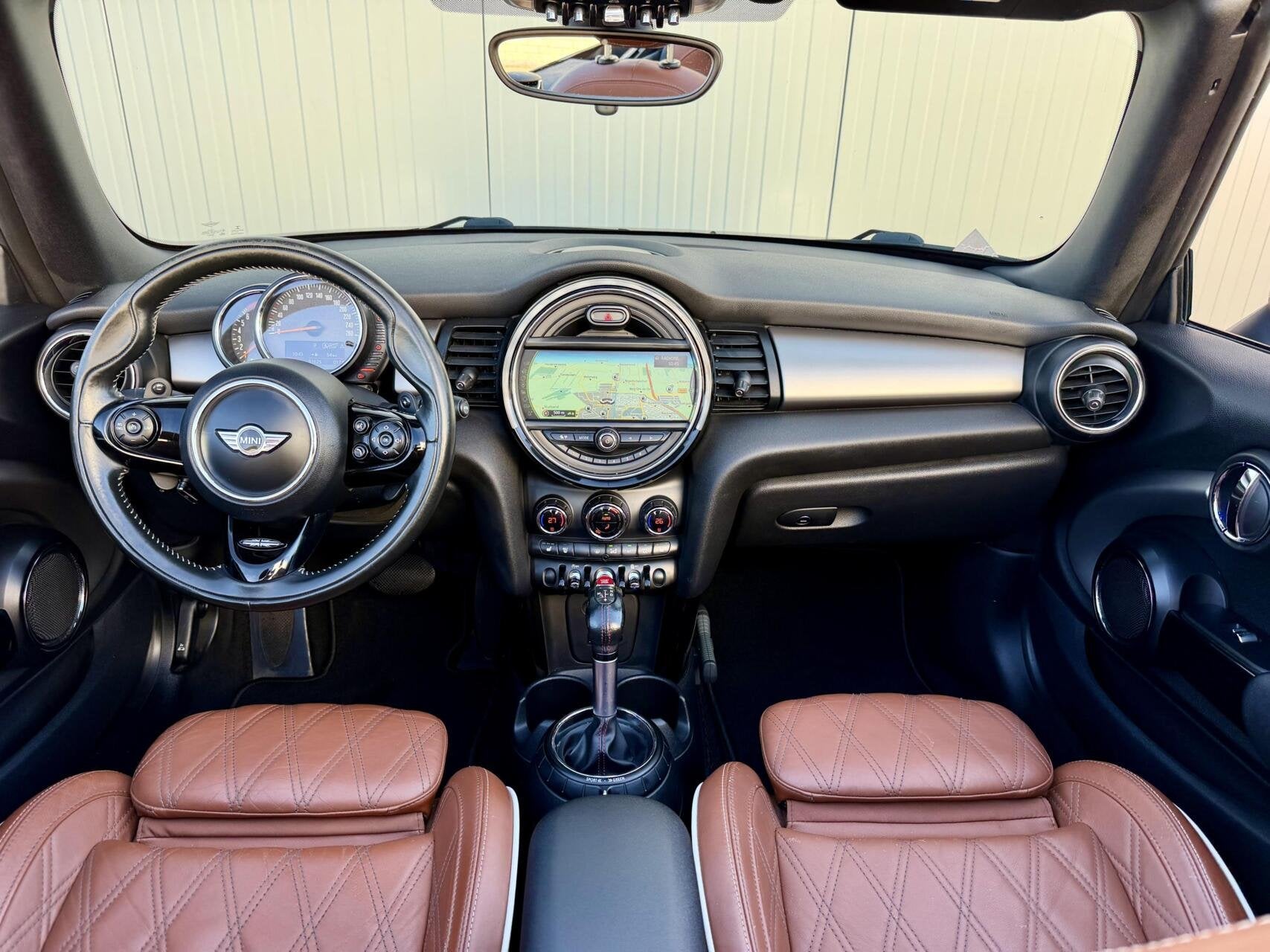 MINI Cooper S Cabrio | Chili II | Leder | Navi | LED, Auto's, 1998 cc, Gebruikt, Euro 6, Cabriolet