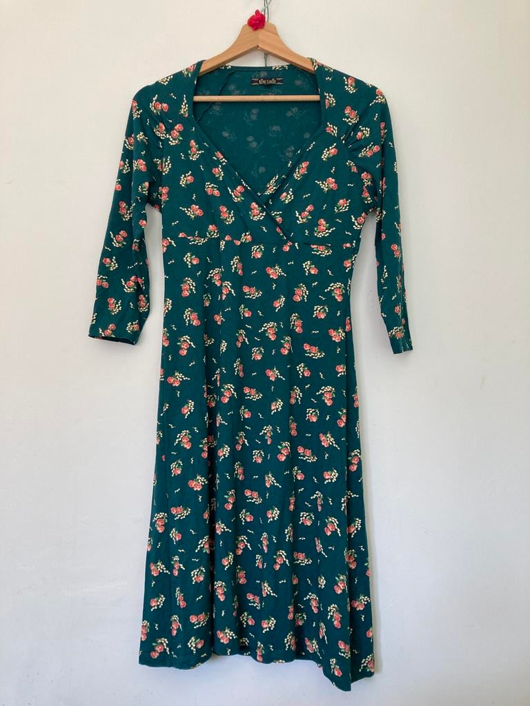 King Louie jurk maat S zo goed als nieuw, Kleding | Dames, Jurken, Ophalen of Verzenden, Zo goed als nieuw, Maat 38/40 (M), Knielengte