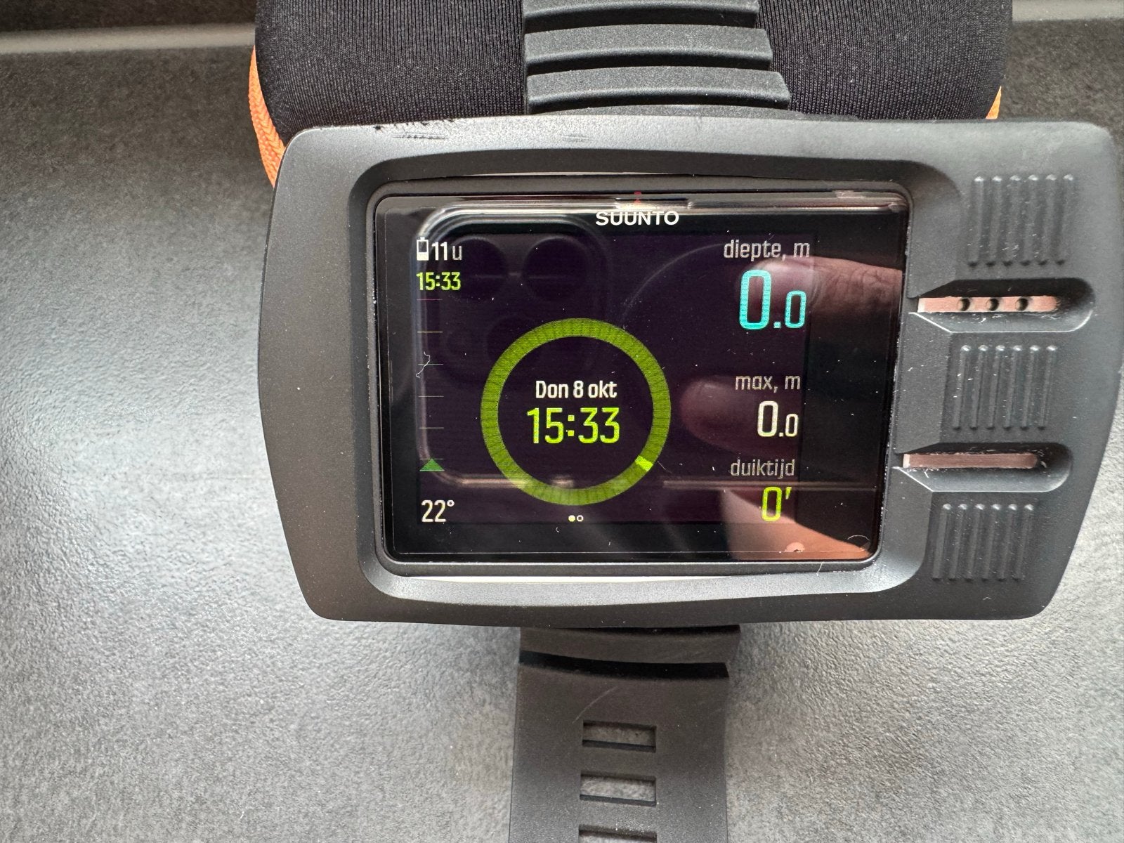 Suunto EON Steel Duikcomputer, Watersport en Boten, Ophalen of Verzenden, Gebruikt, Duikcomputer