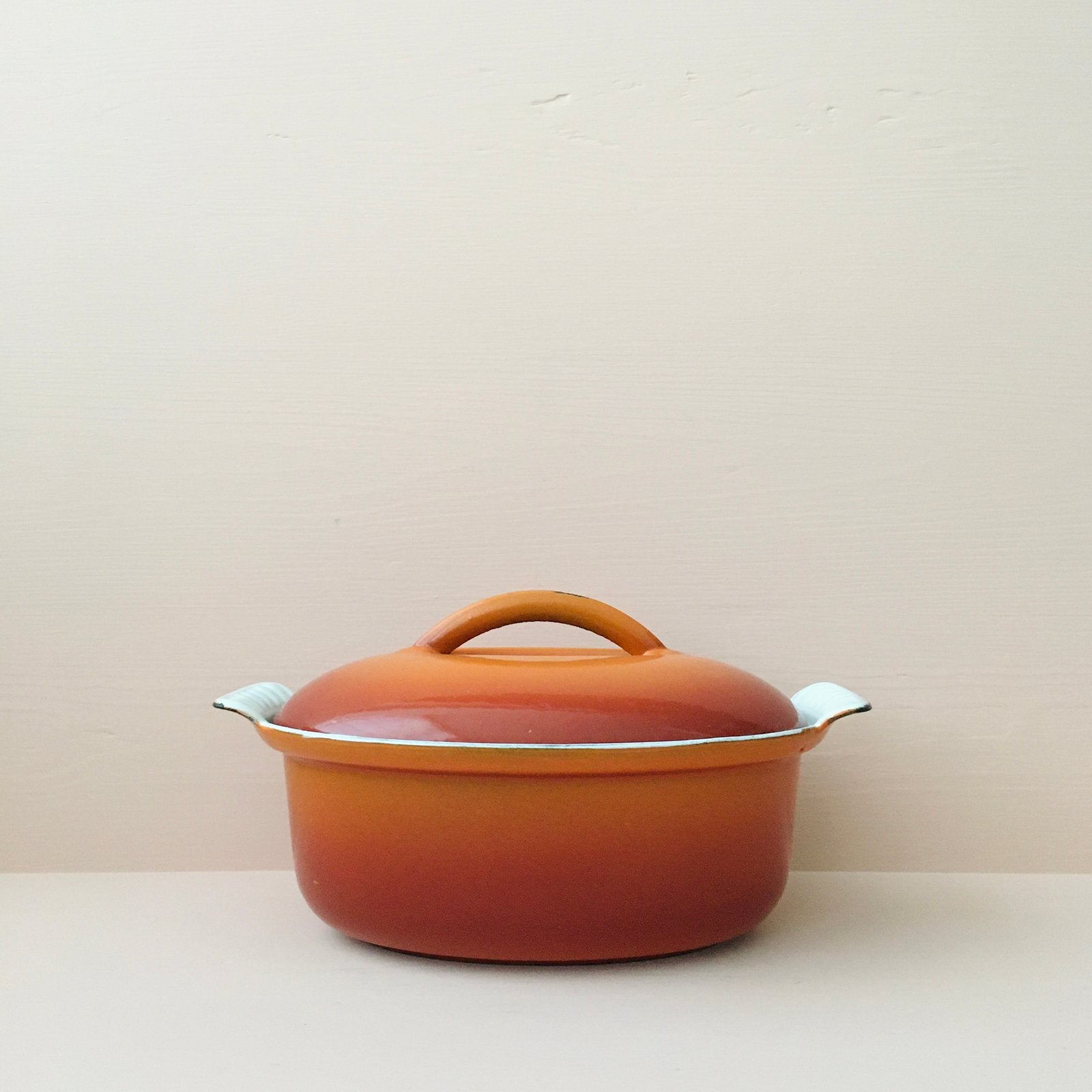 IZGS - oranje pan-ovenschaal-cocotte van DRU HOLLAND, Ophalen of Verzenden, Zo goed als nieuw, Overige materialen