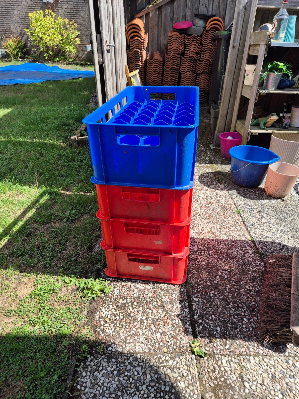 opbergkratten voor glazen 1x wijn 3x bier, Ophalen, Gebruikt, 40 tot 60 cm, 50 tot 75 cm