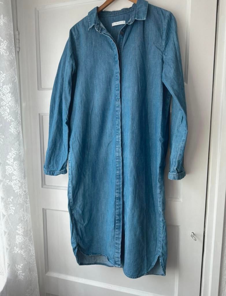 Prachtige lange spijker tuniek blouse spijkerjurk By Bar, Maat 38/40 (M), Blauw, Ophalen of Verzenden, Zo goed als nieuw