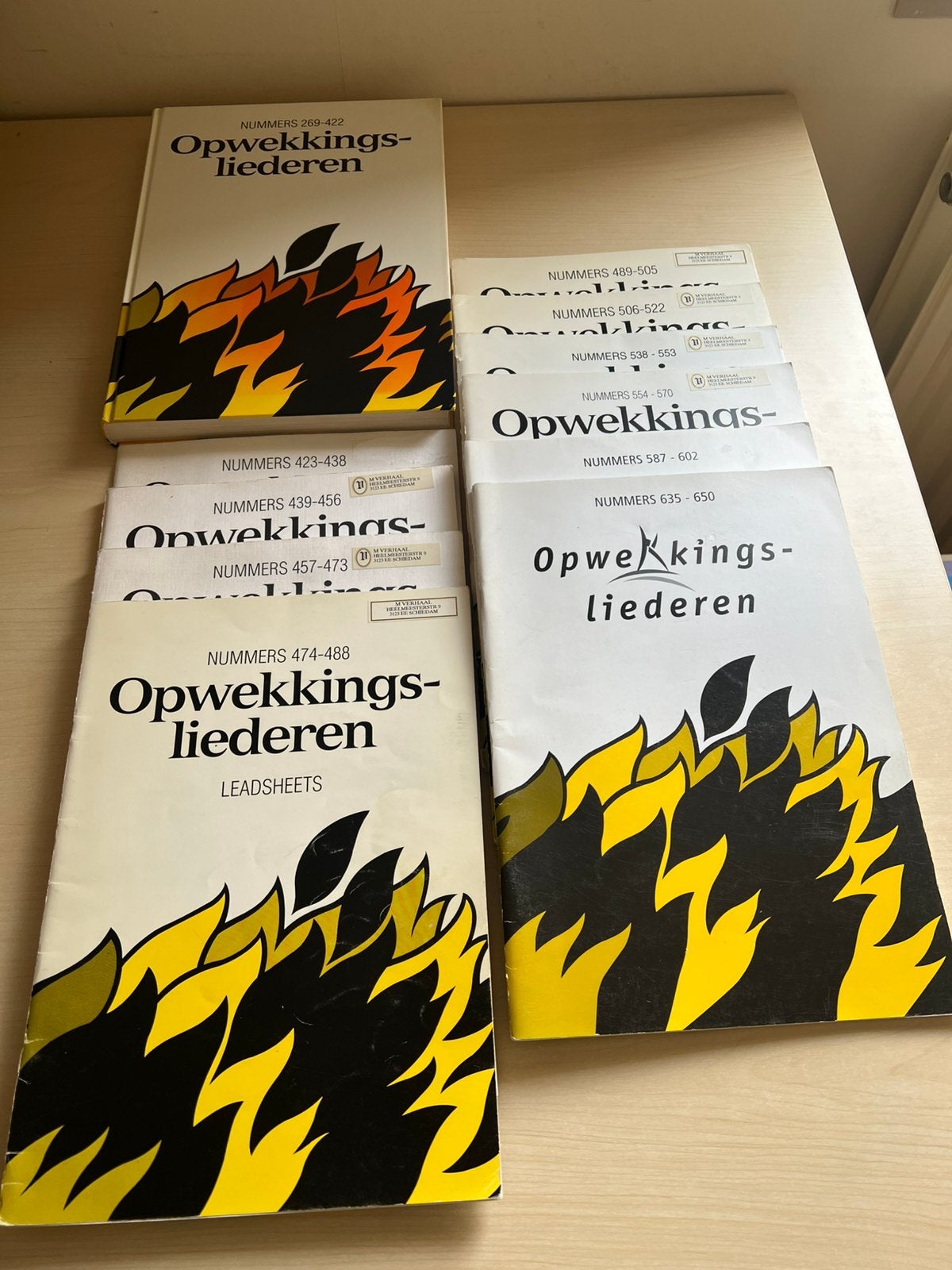 Liedbundel en dunne boekjes met opwekkingsliederen, Ophalen of Verzenden