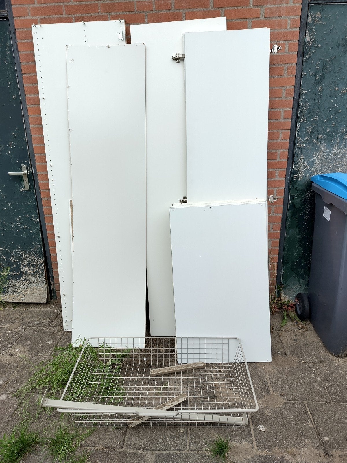 Ikea Pax kast (excl. schroefjes), Ophalen, Gebruikt, 200 cm of meer, Met plank(en)