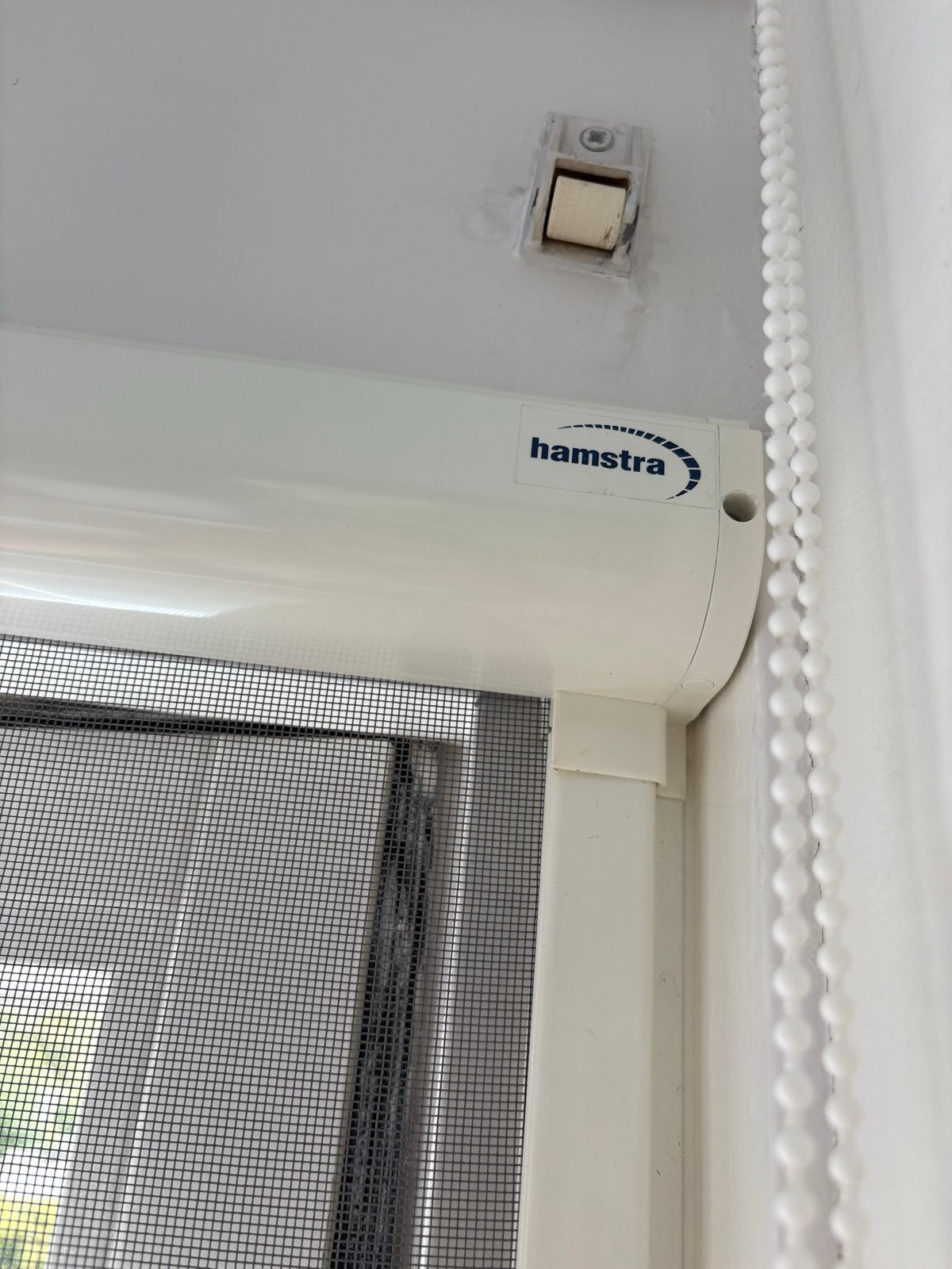 Hamstra Raam Rolhor - breed 88 x hoog 108 cm, Doe-het-zelf en Verbouw, Deuren en Horren, Ophalen, Kunststof, Gebruikt, Overige typen