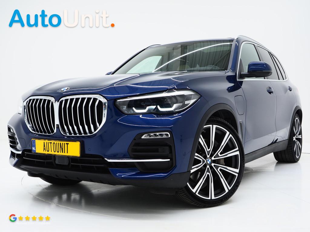 BMW X5 xDrive45e High Executive | Panoramadak | Luchtvering, Automaat, Gebruikt, 394 pk, Blauw