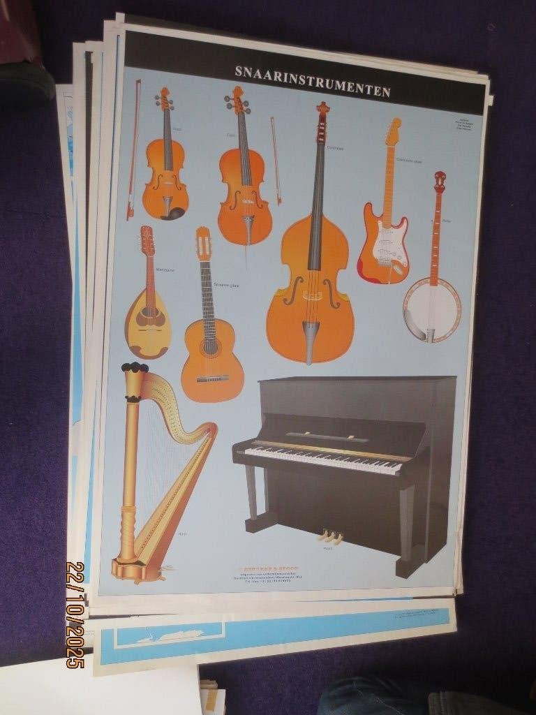 posters muziek, Ophalen, Gebruikt, A1 t/m A3, Muziek