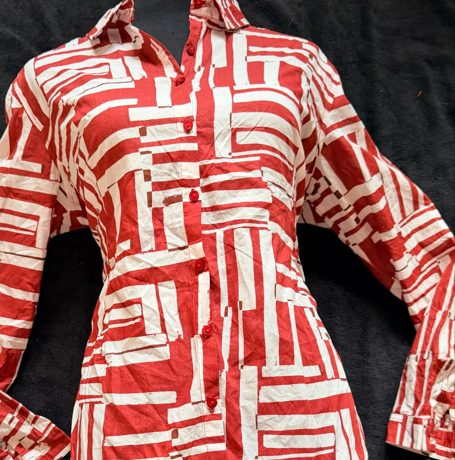 Gloednieuw Seasalt Cornwall Larissa blouse - Rood/Wit, Ophalen of Verzenden, Nieuw, Maat 42/44 (L), Rood