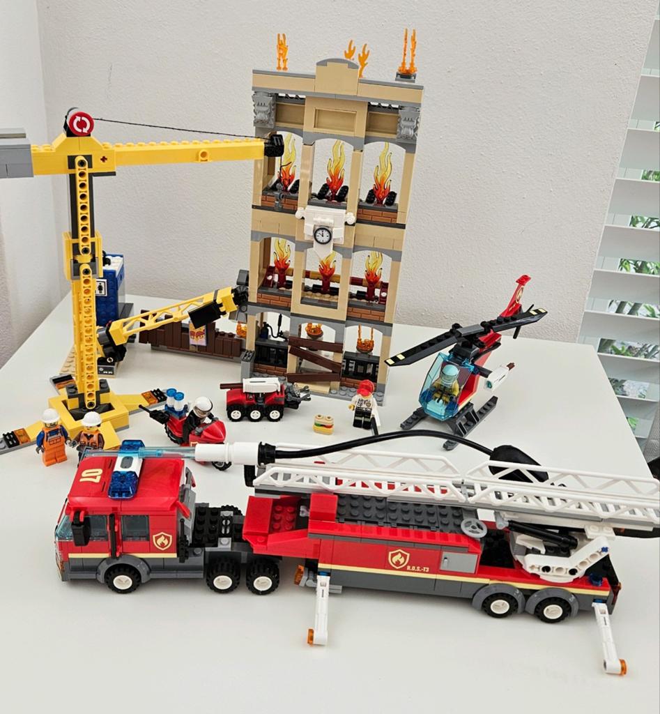 Lego City Brandweer Hoofdkwartier 60216, Lego, Ophalen of Verzenden, Compleet, Complete set