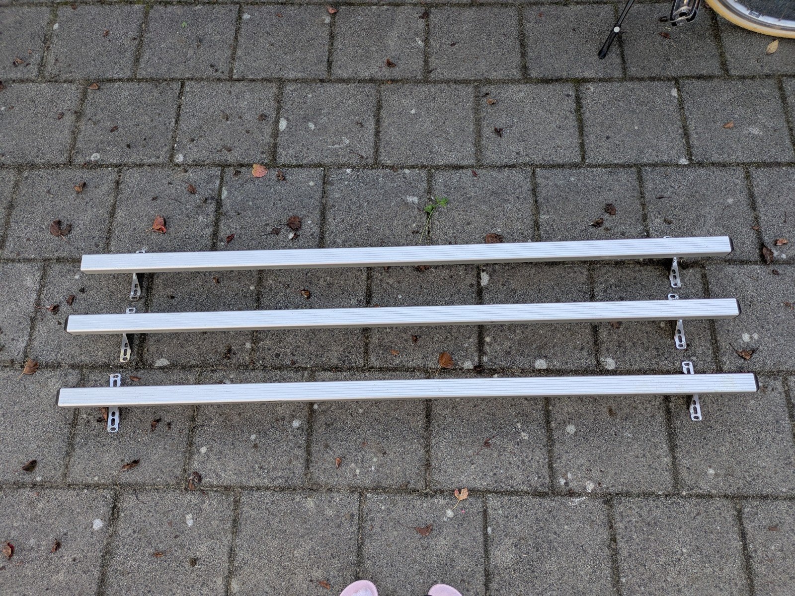 QT Q-top Aluminium dakdragers - Set van 3, Ophalen of Verzenden, Gebruikt