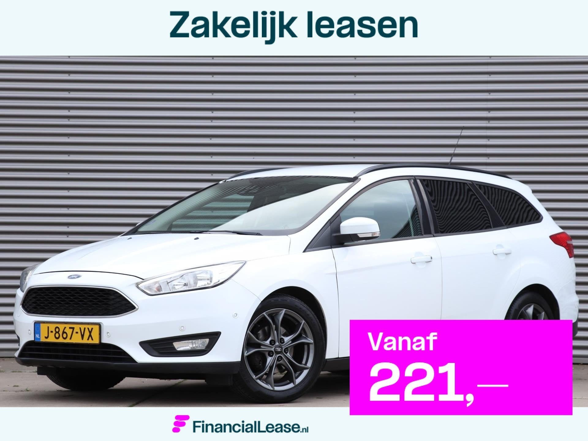 Ford Focus Wagon 1.0 EcoBoost Business Edition *Nieuwe distr, Gebruikt, Wit, Handgeschakeld, 1216 kg