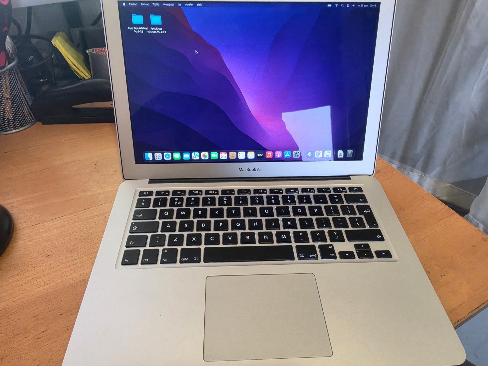 MacBook Air A1466 (2015) - 13 inch - MacOS Ventura 13.7.8, Computers en Software, Ophalen, Gebruikt, 13 inch, Minder dan 2 Ghz