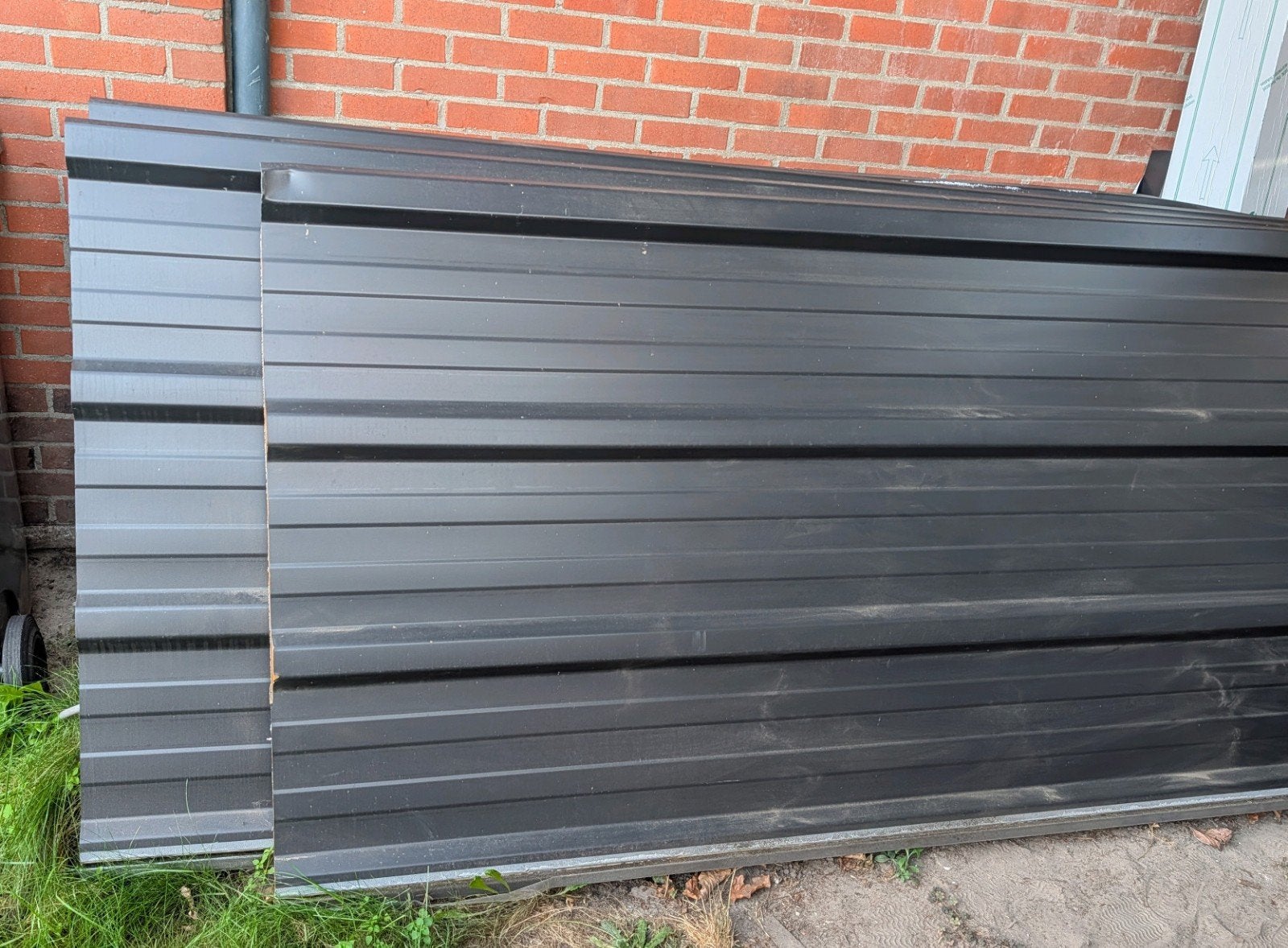 geïsoleerde platen antreciet, 10 tot 15 m², Metaal, Grijs, Ophalen