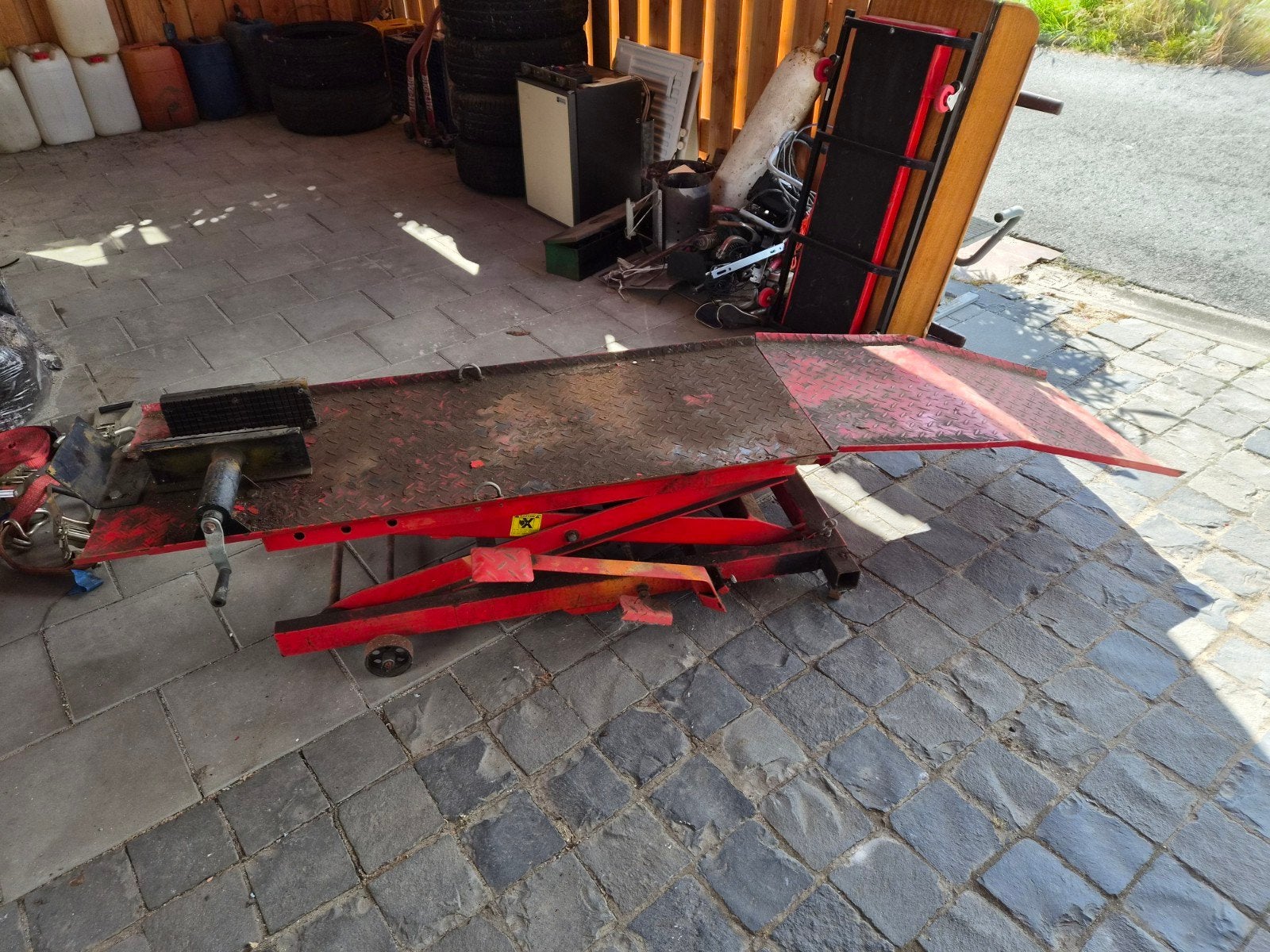 Robuuste scooter of lichte motor hefbrug - Ideaal voor onder, Ophalen of Verzenden, Gebruikt
