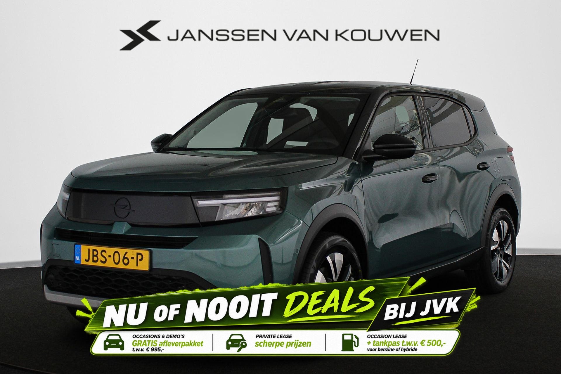 Opel Frontera 1.2 Turbo Hybrid GS 7p Automaat Camera Climate, Auto's, Stof, Gebruikt, 7 stoelen, Origineel Nederlands