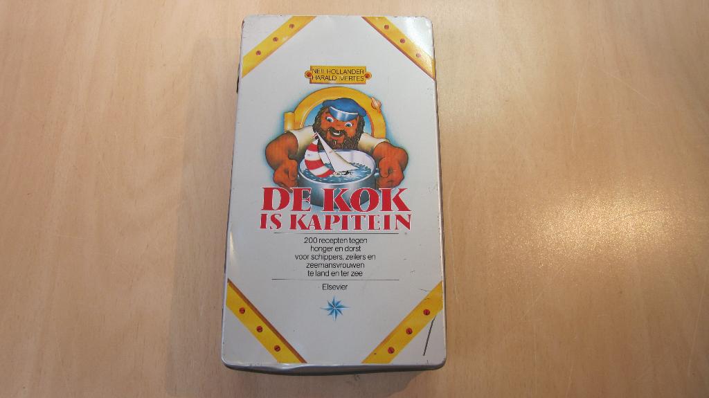 De Kok Is Kapitein Kookboek in Blik, Boeken, Gelezen, Neil Hollander en Harald Mertes, Overige gebieden, Tapas, Hapjes en Dim Sum