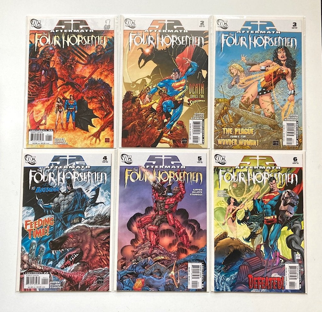 52 Weeks Aftermath: The Four Horsemen #1-6 (set) DC Comics, Ophalen, Complete serie of reeks, Nieuw, Amerika