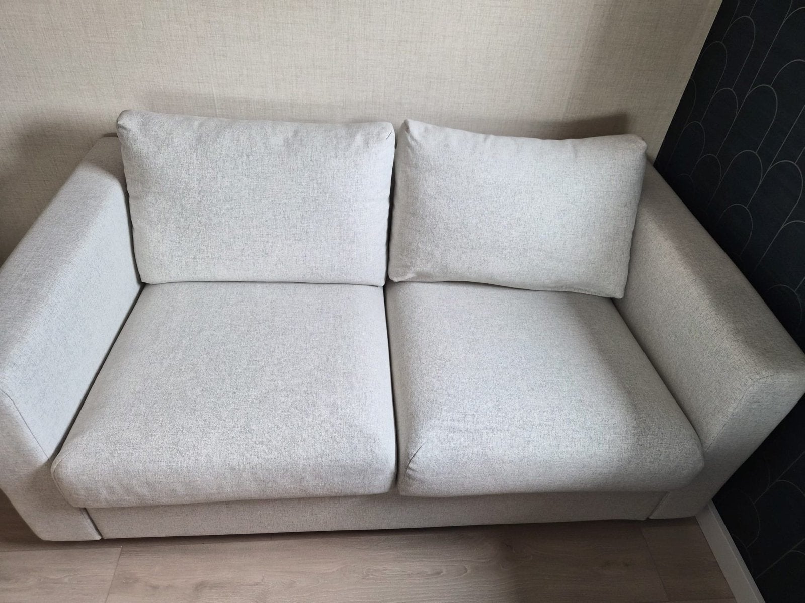 IKEA VIMLE 2-zitsbank GUNNARED beige, 150 tot 200 cm, Tweepersoons, 75 tot 100 cm, Ophalen of Verzenden