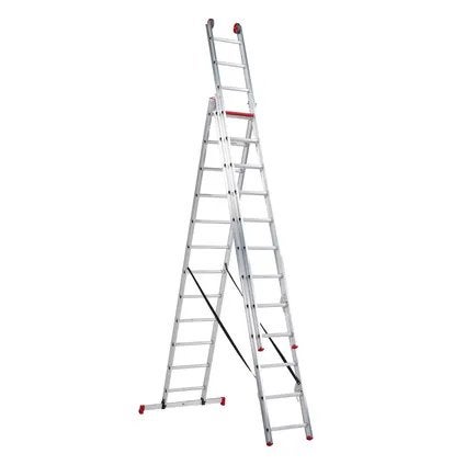 Altrex reformladder all round 3x12 treden, Ophalen, 4 meter of meer