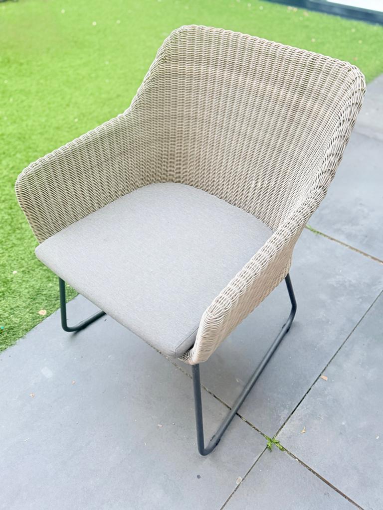 4 Seasons Outdoor gevlochten luxe stoelen (6stuks), Tuin en Terras, Tuinstoelen, Ophalen, Zo goed als nieuw, Wicker
