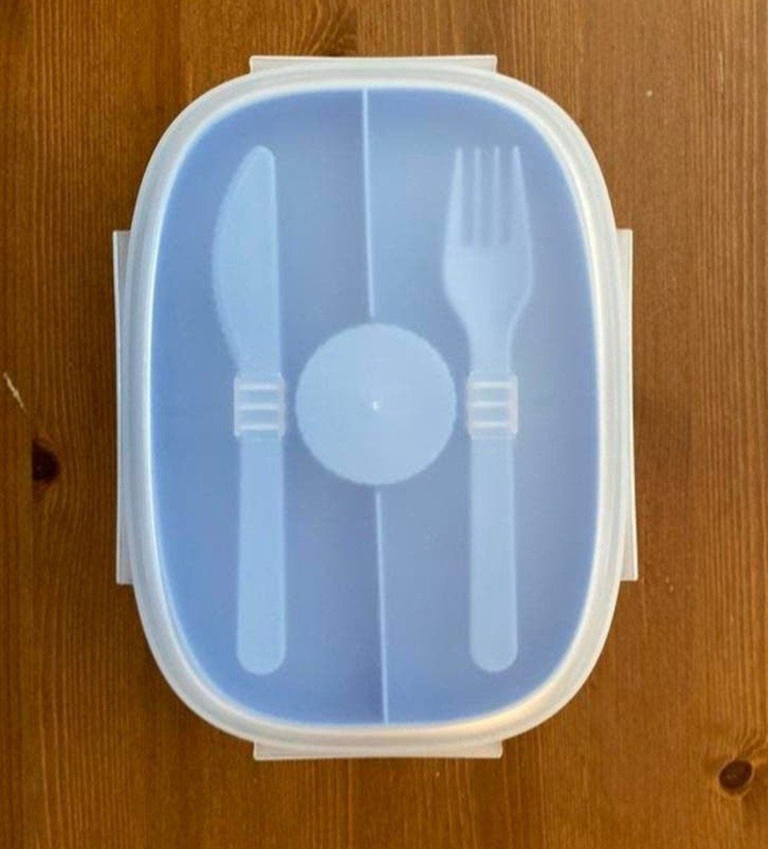 Maaltijd box 22x16x8 cm met resevoir voor warm water, Ophalen of Verzenden, Overige typen
