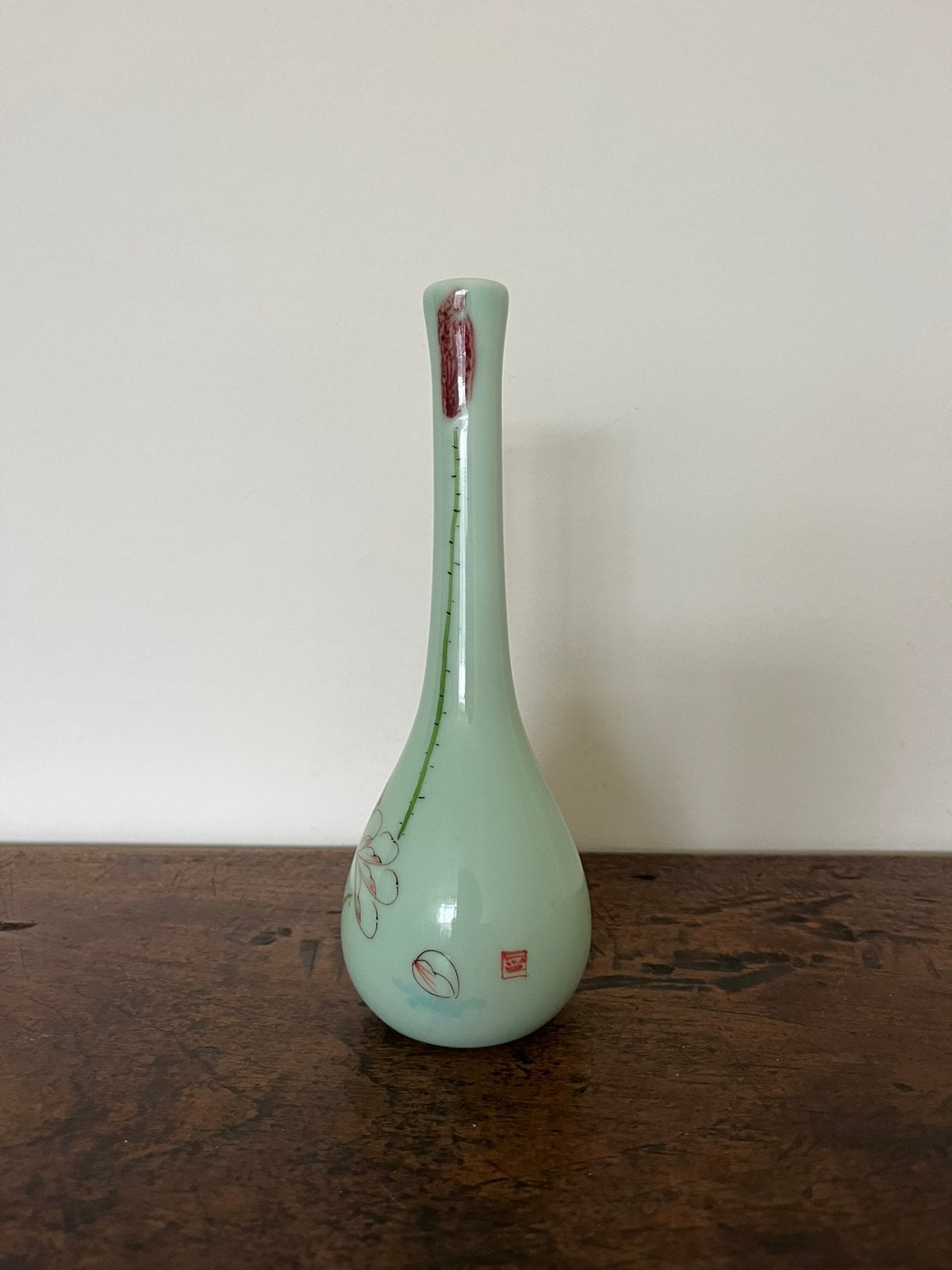 Exclusief Des Pots porseleinen vaasje, Ophalen, Gebruikt, Handgemaakt, 22 cm