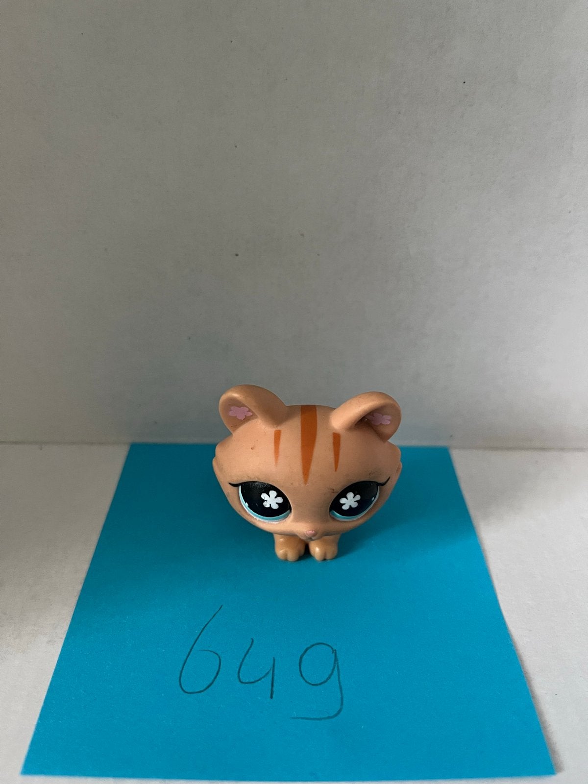 Littlest Pet Shop LPS #649 Bruine Katje met Strepen, Kinderen en Baby's, Ophalen of Verzenden, Zo goed als nieuw, Jongen of Meisje