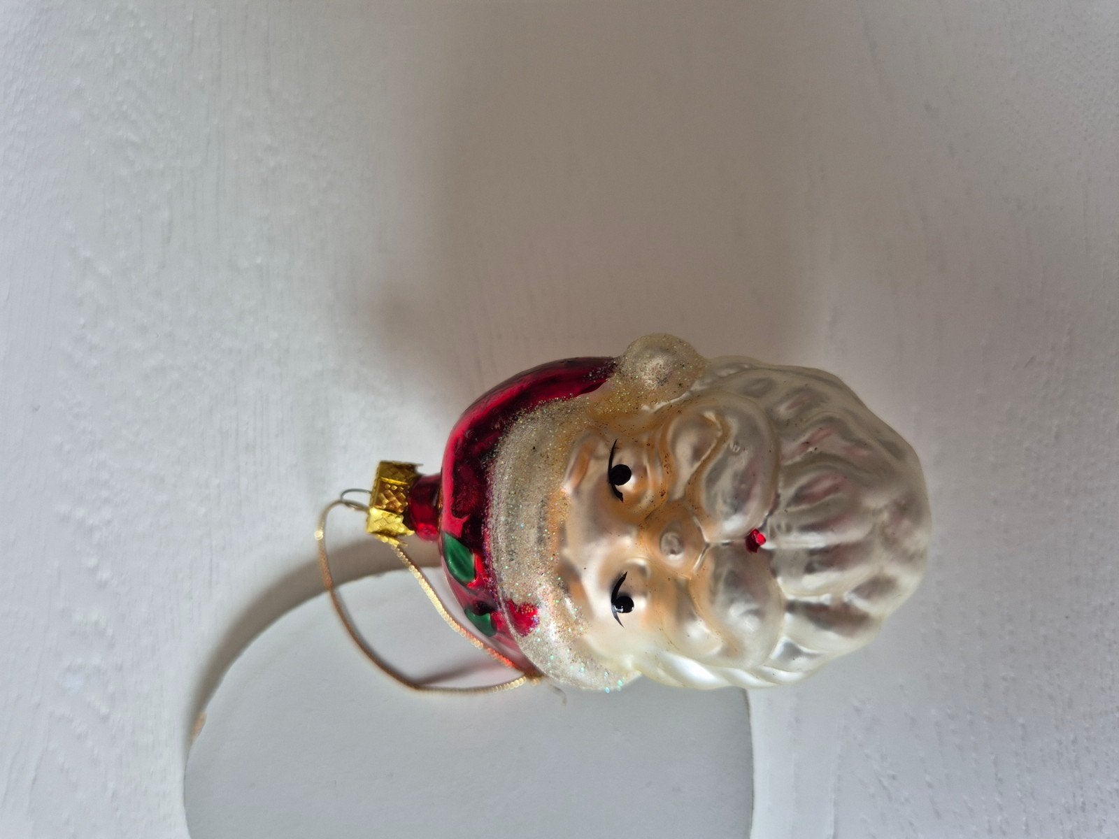 Antieke Vintage Glazen Kerstman, uit de jaren 60 - 70, Diversen, Ophalen of Verzenden, Gebruikt