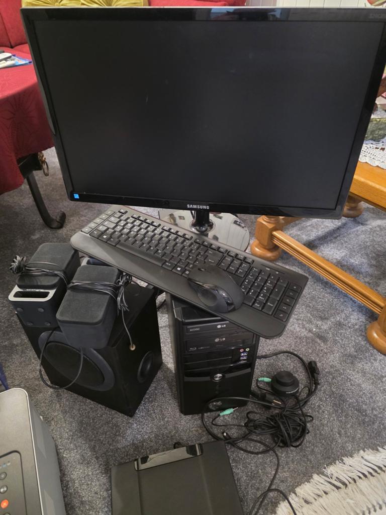 Complete computer set met printer, scanner en toebehoren, Computers en Software, Printers, Ophalen of Verzenden