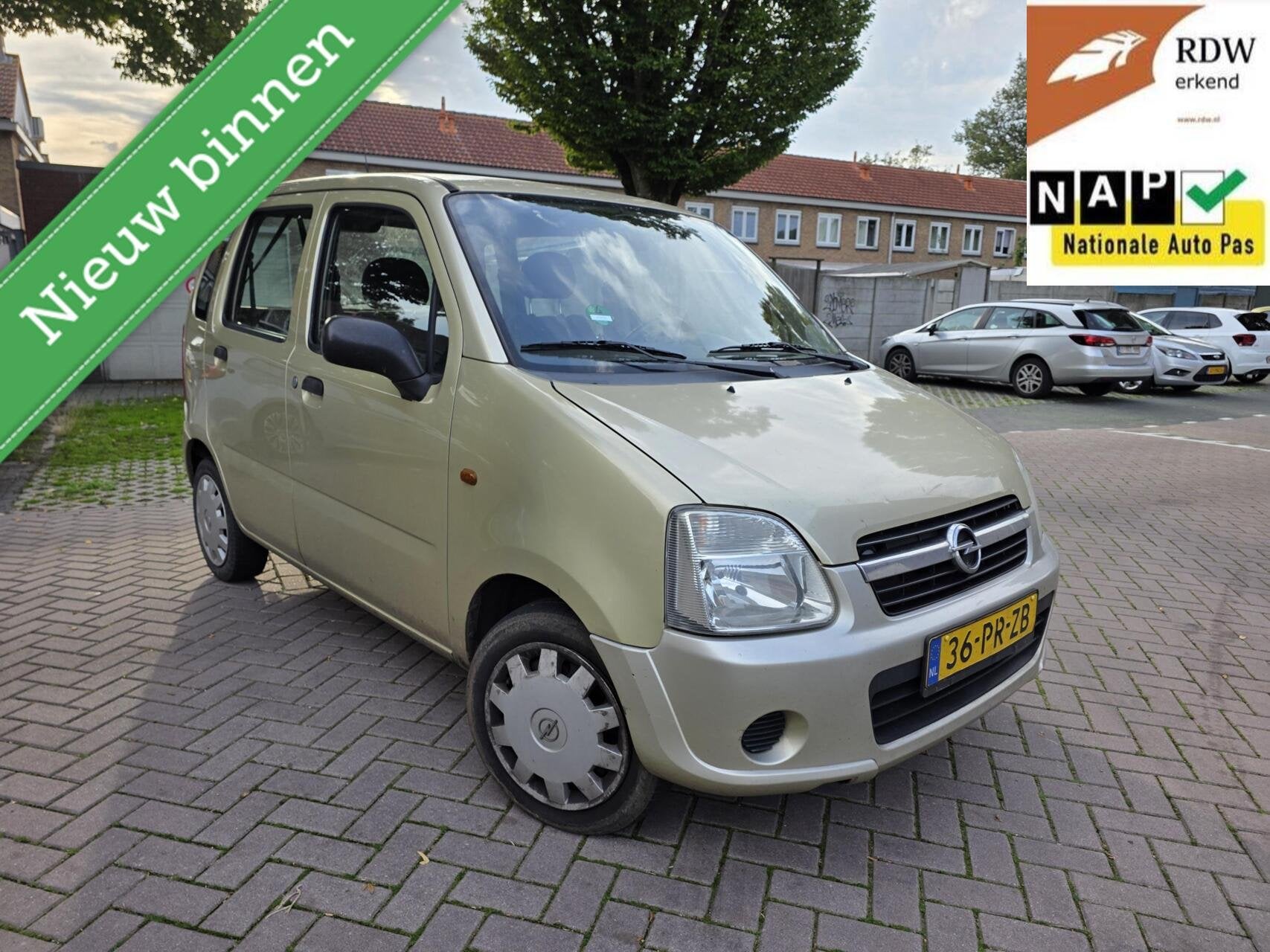 Opel Agila 1.2-16V Essentia 2004 179(NAP), Voorwielaandrijving, Bedrijf, Handgeschakeld, Euro 4