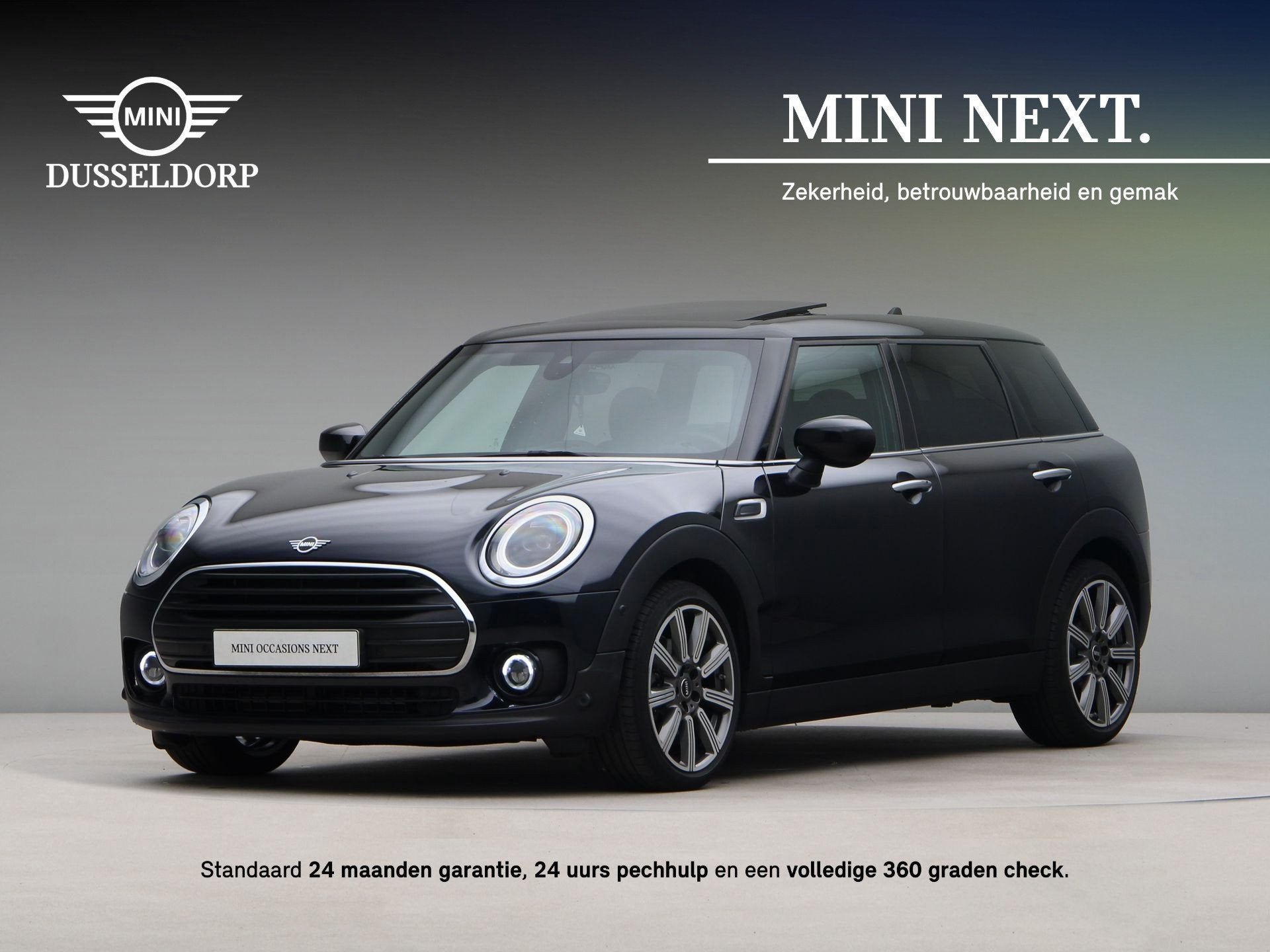 MINI Clubman Cooper Classic Aut. (bj 2023, automaat), Dealer onderhouden, 136 pk, Gebruikt, Parkeerassistent