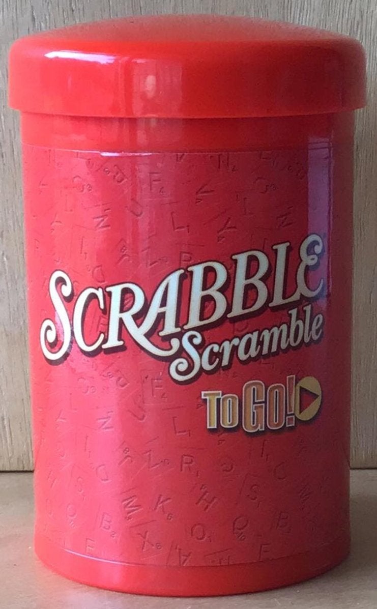 Scrabble Scramble to GO! / Scrabble Strijd - ZGAN, Een of twee spelers, Ophalen of Verzenden, Zo goed als nieuw, Reisspel