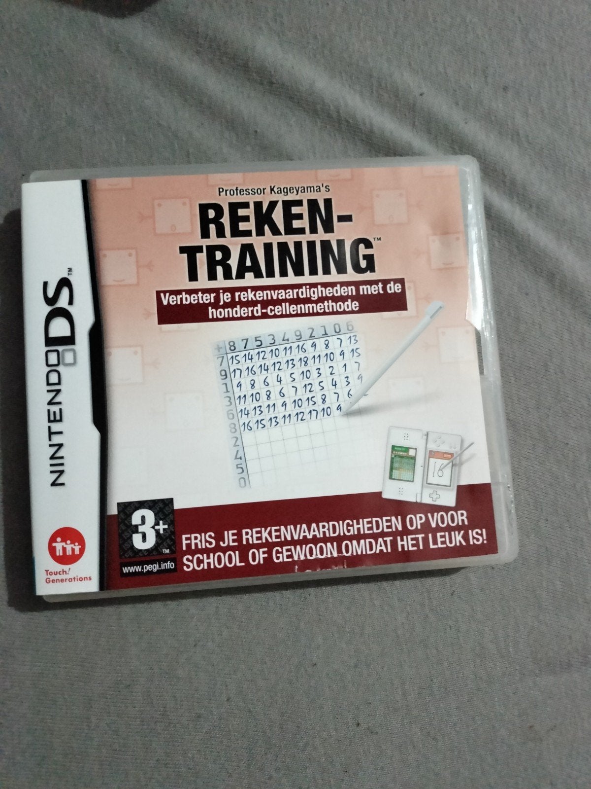 Professor Kageyama's Rekentraining Nintendo DS, Spelcomputers en Games, Games | Nintendo 2DS en 3DS, Puzzel en Educatief, Gebruikt