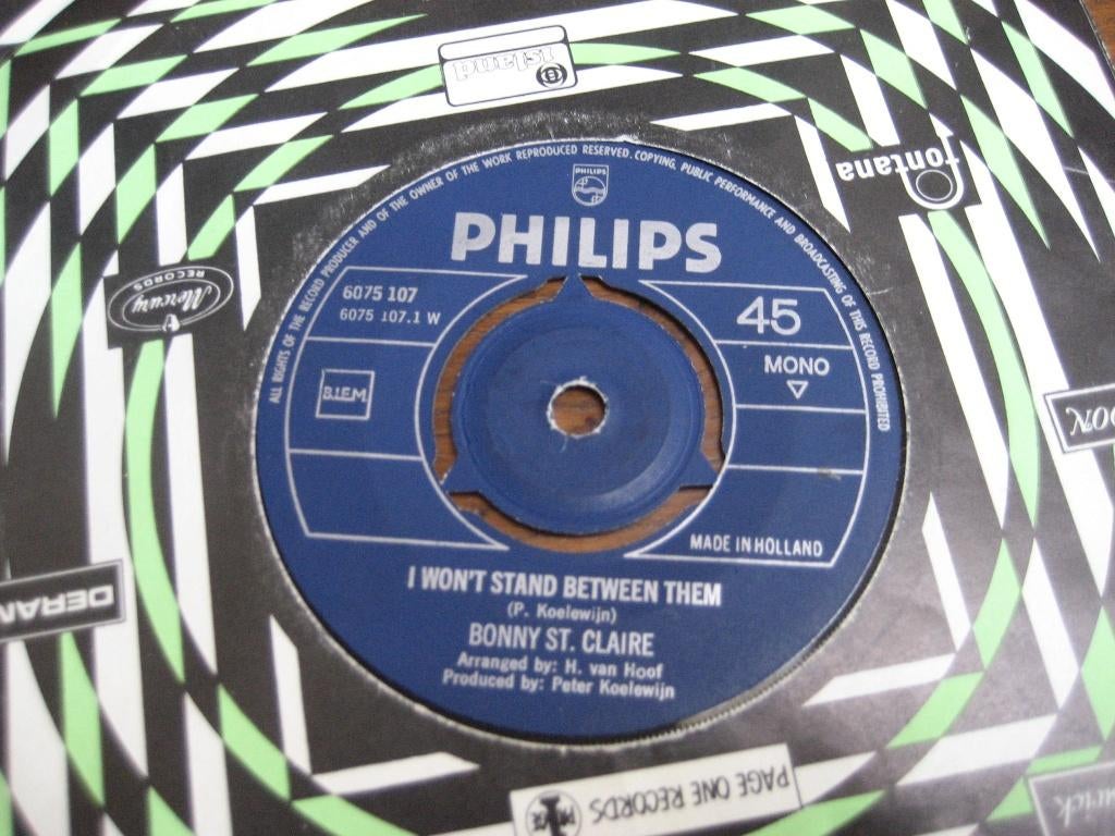 Bonnie st claire i wont stand betwwen them, Cd's en Dvd's, Gebruikt, 7 inch, Single, Ophalen of Verzenden