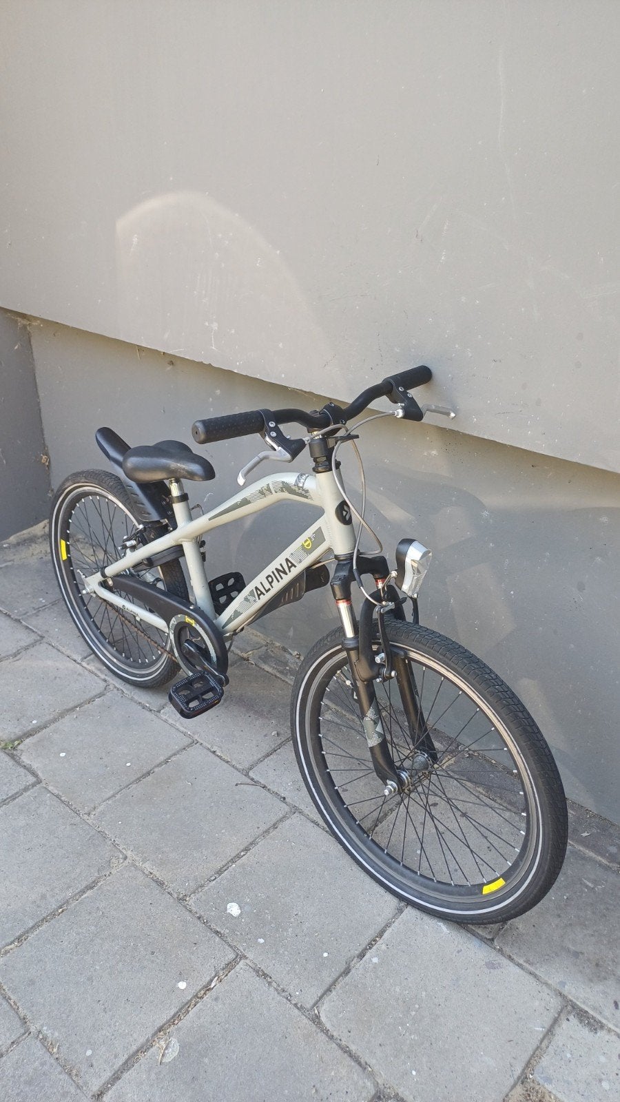 Alpina Trail 22 inch jongensfiets - Grijs, Ophalen, Gebruikt, Terugtraprem, Overige merken