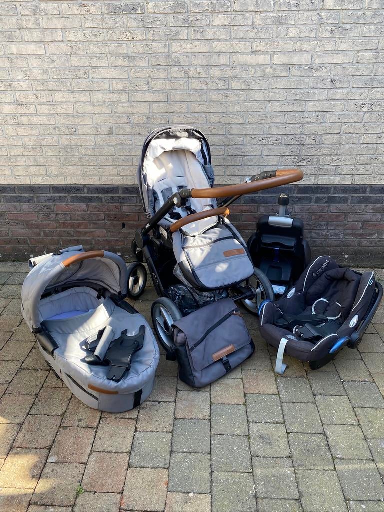 Complete Mutsy Evo kinderwagen set incl. Maxi Cosi & EasyFix, Ophalen, Gebruikt, Combiwagen, Mutsy