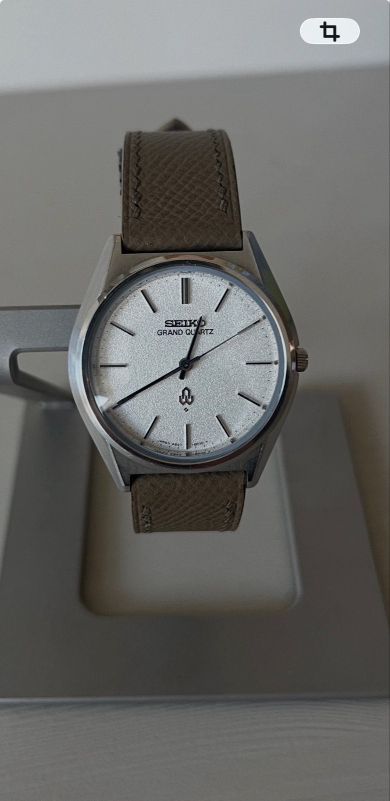 Grand Seiko Quartz Horloge 4840 - 8041, Sieraden, Tassen en Uiterlijk, Horloges | Heren, Ophalen, Seiko, Staal, Polshorloge