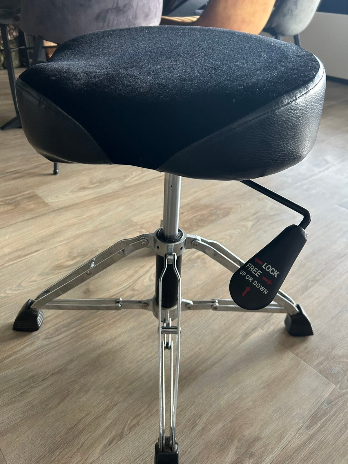 Te koop Hayman hydraulische drumkruk, Muziek en Instrumenten, Ophalen of Verzenden, Gebruikt, Overige merken