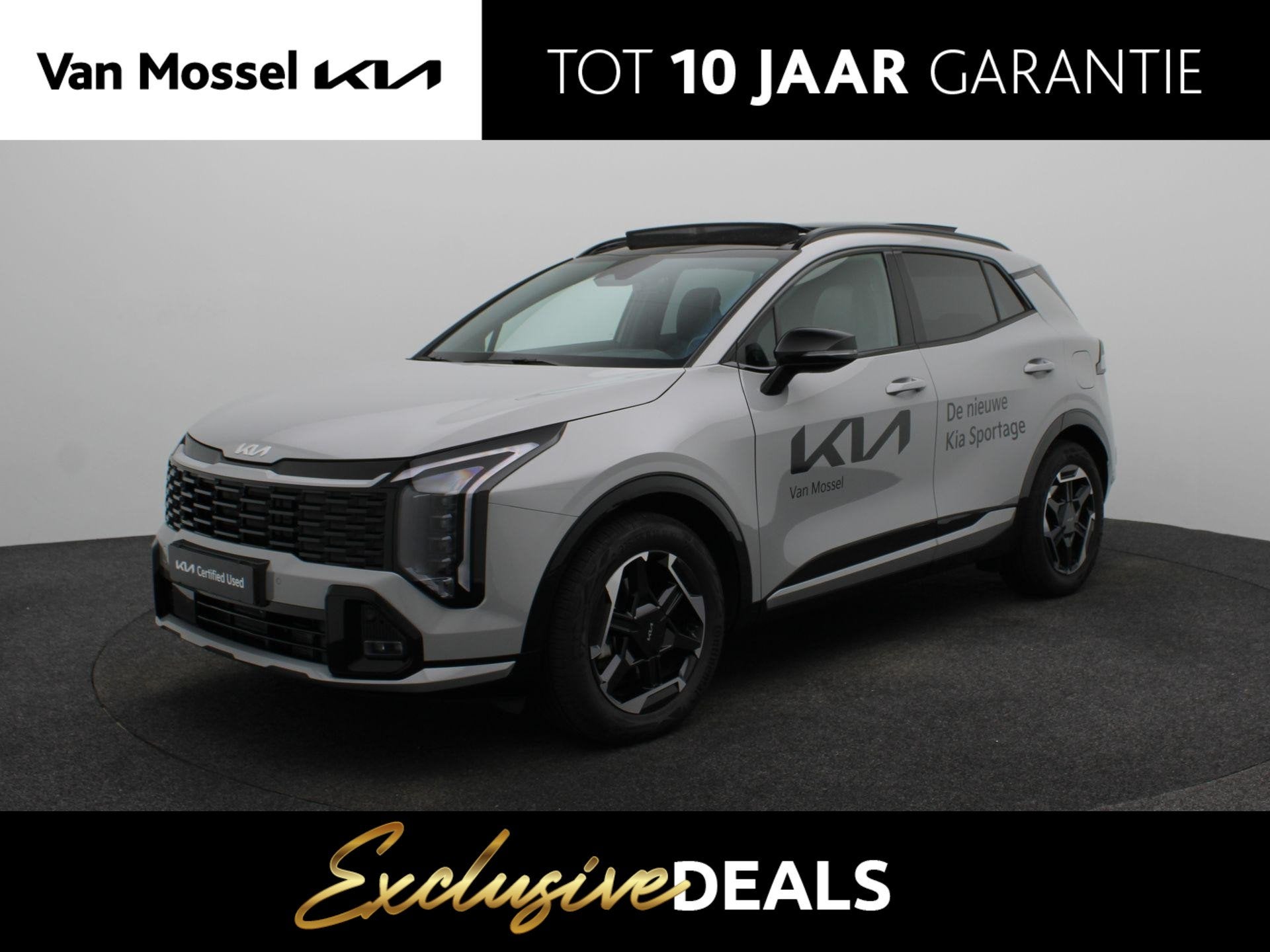 Kia Sportage 1.6 T-GDi Hybrid GT-Line | Trekhaak | Panorama-, Auto's, Kia, Euro 6, 4 cilinders, Origineel Nederlands, Bedrijf