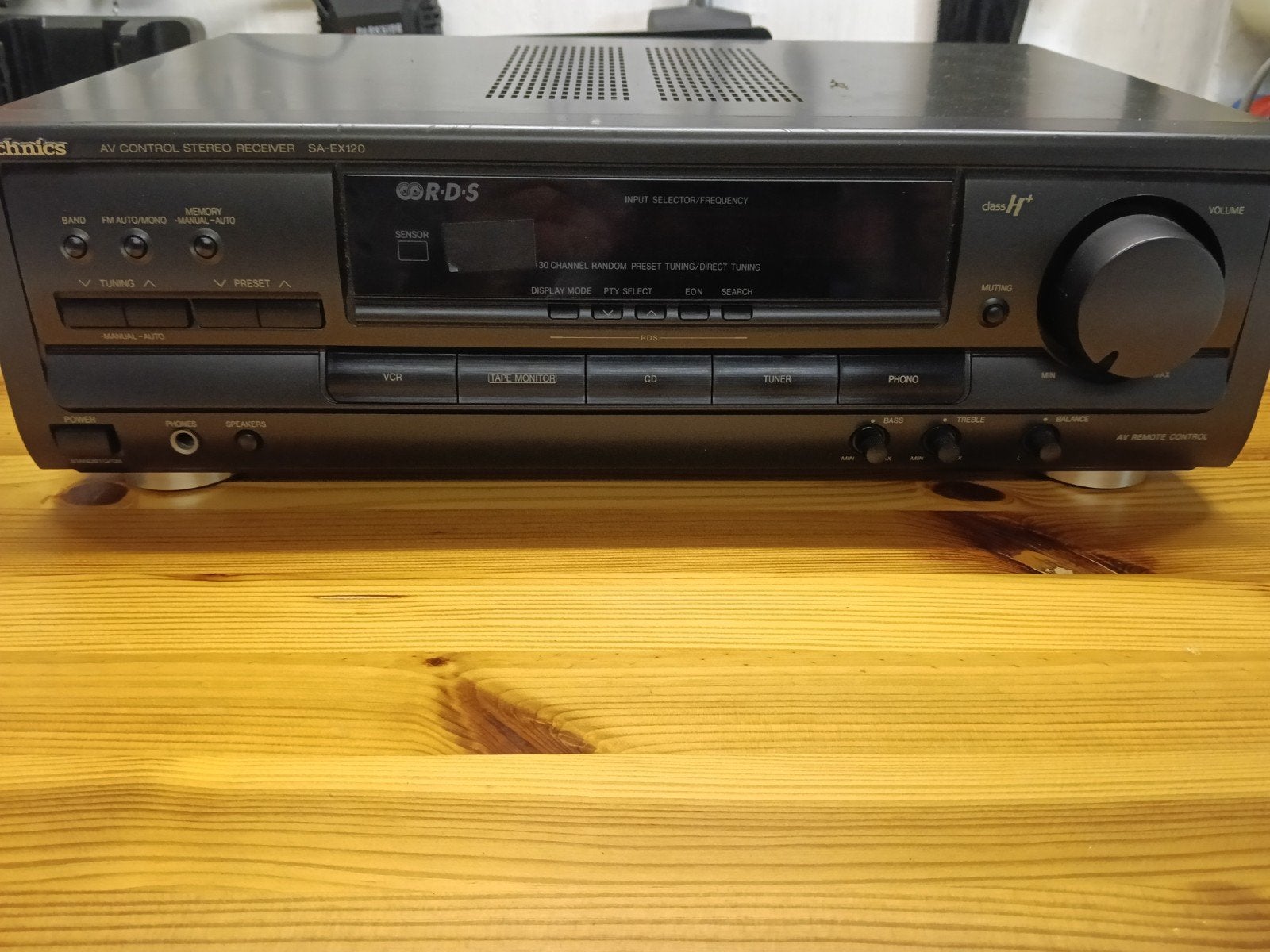 Technics SA-EX120 AV Versterker, Overige merken, Gebruikt, Ophalen of Verzenden, 120 watt of meer