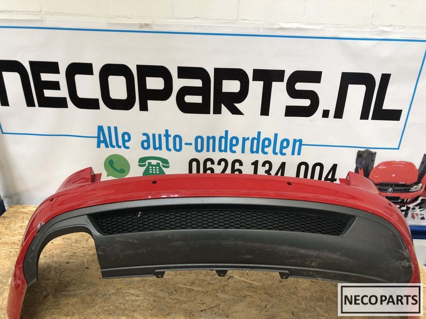 A4 b8 8k s line achterbumper 2007-2012 8K9807511D, Gebruikt, -, -, Achter