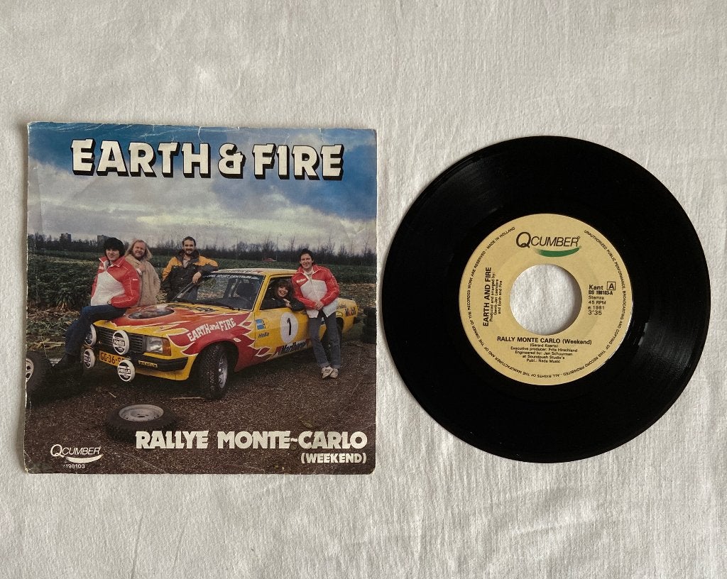 earth & fire  - rallye Monte Carlo, Ophalen of Verzenden, Zo goed als nieuw, Pop