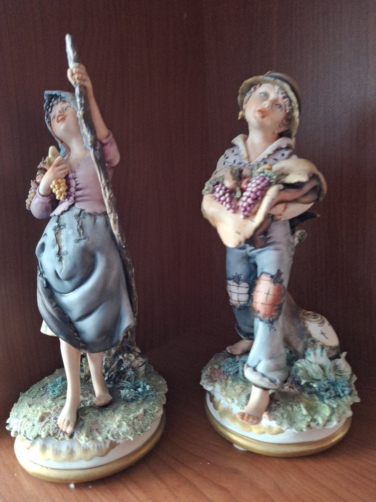 Biscuit porseleinen beelden-set, Antiek en Kunst, Ophalen of Verzenden