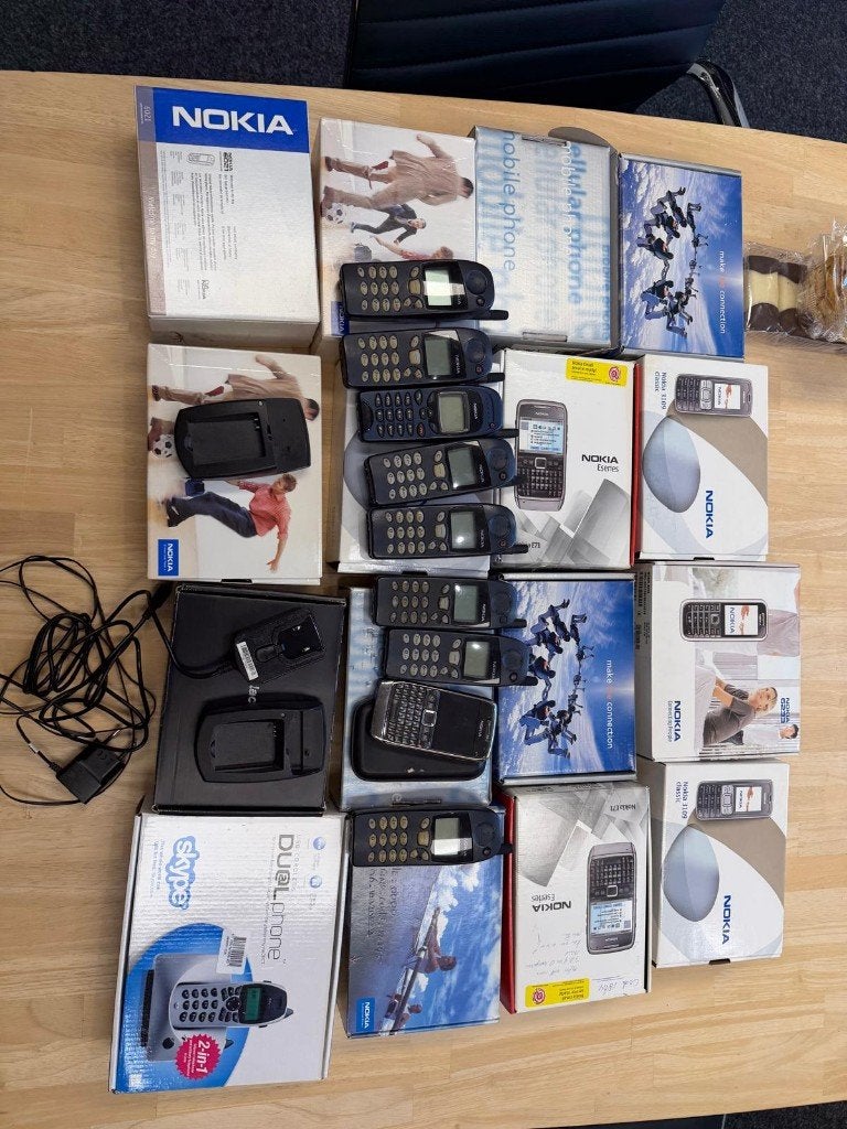 Partij oude nokia's, Telecommunicatie, Mobiele telefoons | Nokia, Ophalen, Gebruikt, Overige modellen, Geen camera