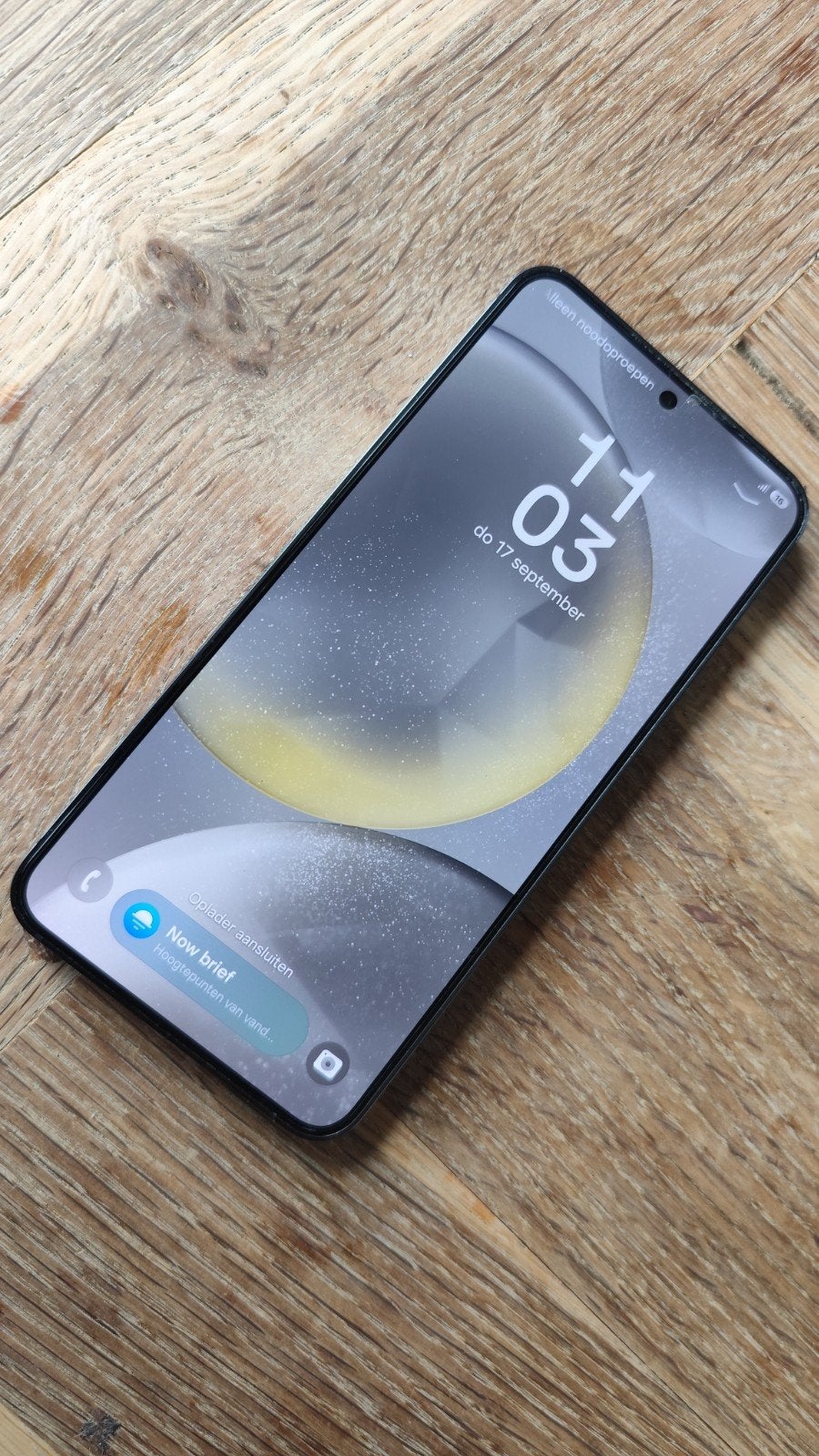 als nieuw galaxy S24 5G 128GB, silver.