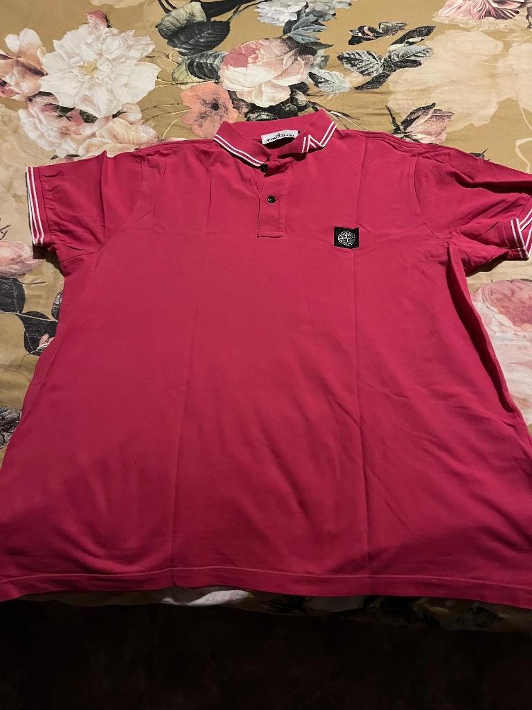 Polo shirt roze - Merk!, Overige maten, Ophalen of Verzenden, Roze, Stone Island