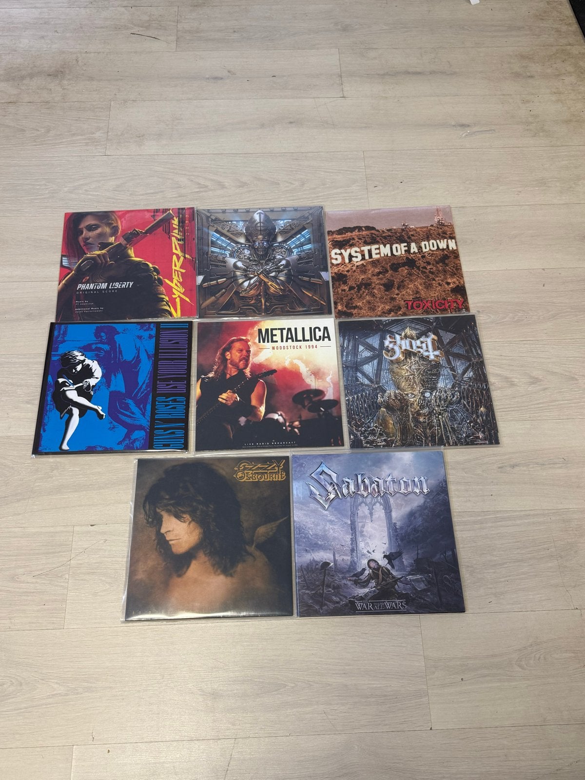 Diverse Rock & Metal LP's: Metallica, System of a Down, Ghos, LP, Hard Rock, Ophalen of Verzenden, Zo goed als nieuw