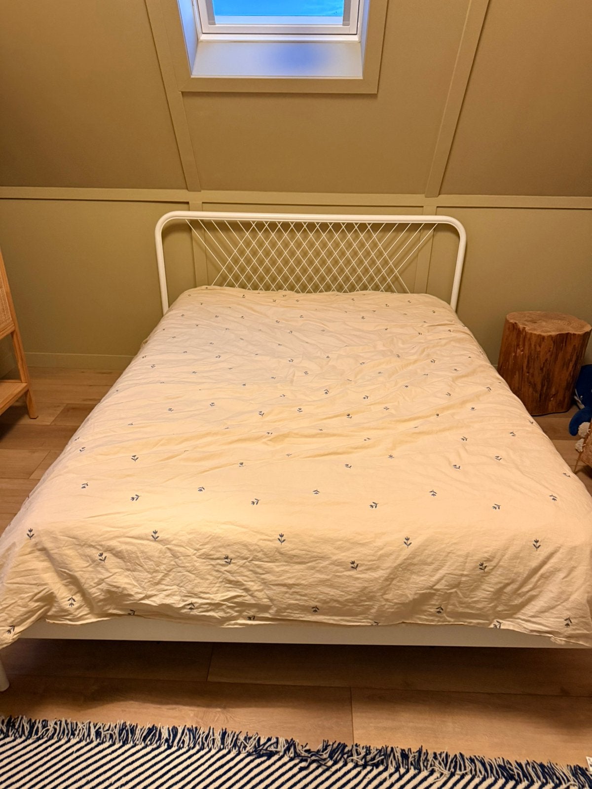 Prachtig bed, Ophalen, Tweepersoons, Zo goed als nieuw, 200 cm