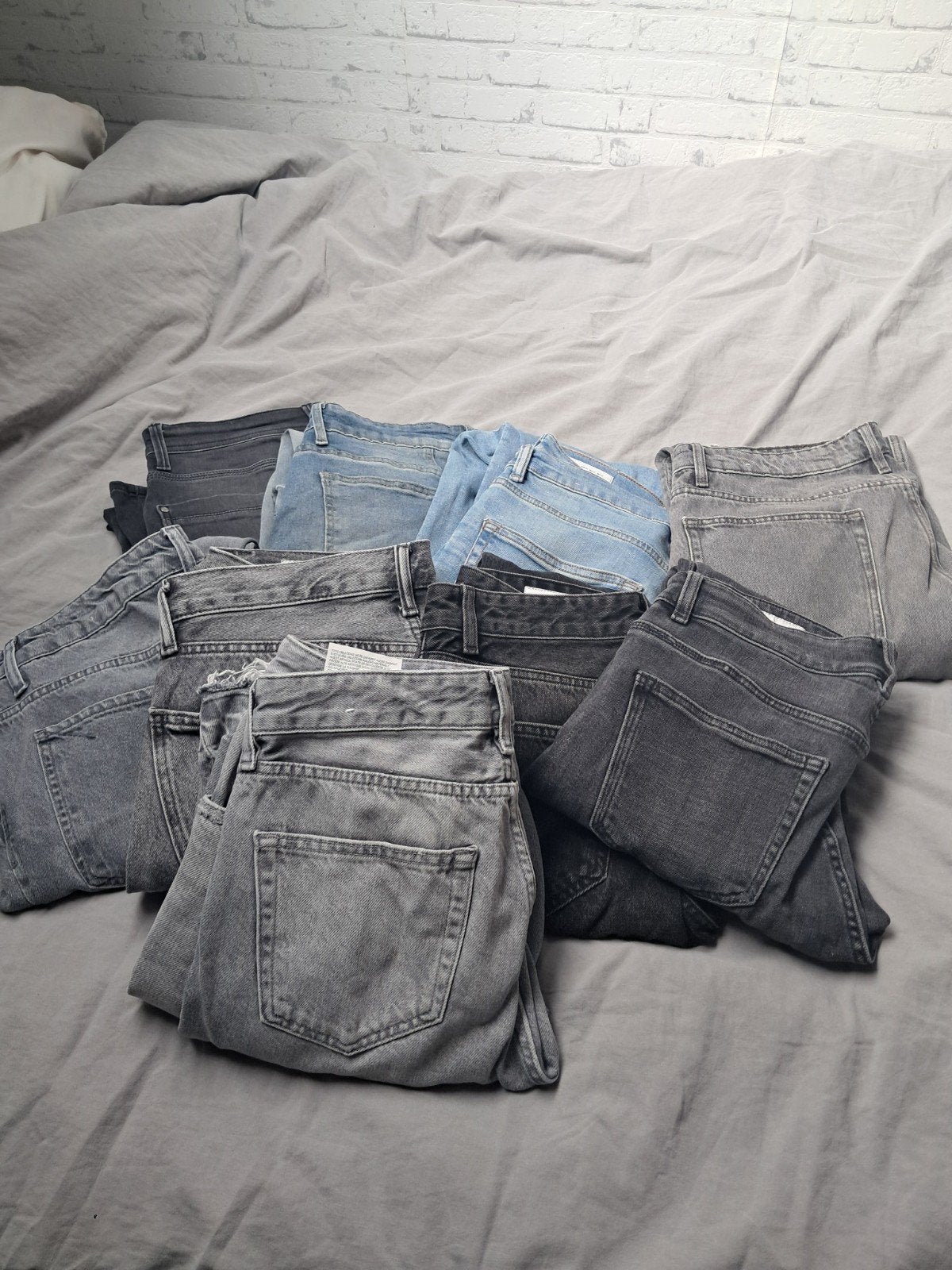 9 stuks jeans maat S/M, Kleding | Heren, Spijkerbroeken en Jeans, Ophalen of Verzenden, Zo goed als nieuw, Blauw, W32 (confectie 46) of kleiner